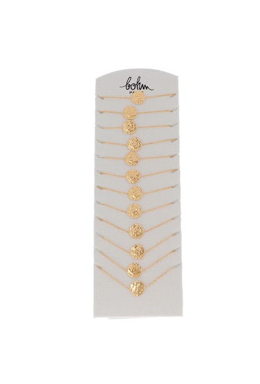 Wholesaler Bohm - Set of 24 Astro bracelets - gold