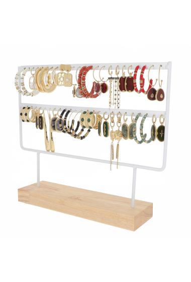 Wholesaler Bohm - Kit of 48 buckles - gold, white, red, black and green - FREE DISPLAY