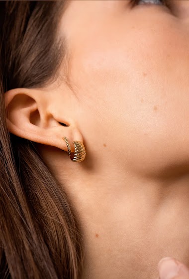 Wholesaler Bohm - Shane Hoop earrings