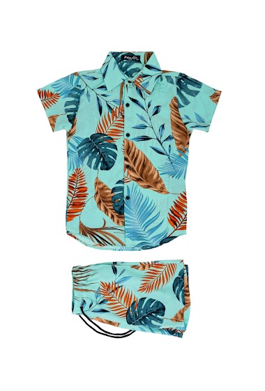 Wholesalers Boomkids - Shirt + short set printed