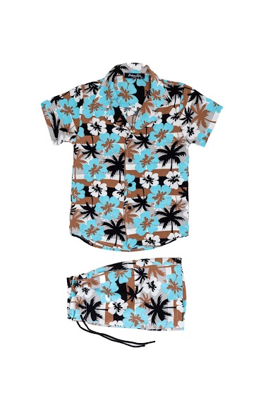 Wholesaler Boomkids - Shirt + short set printed