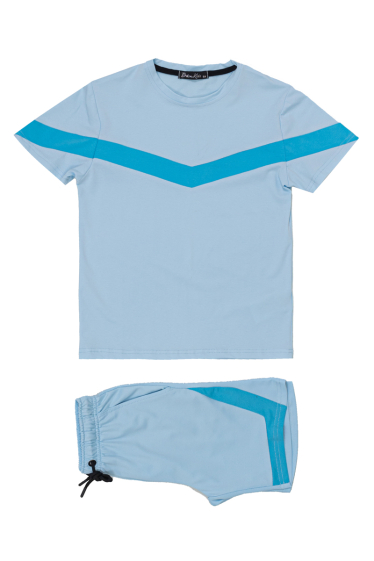 Mayorista Boomkids - Conjunto camiseta shorts c617