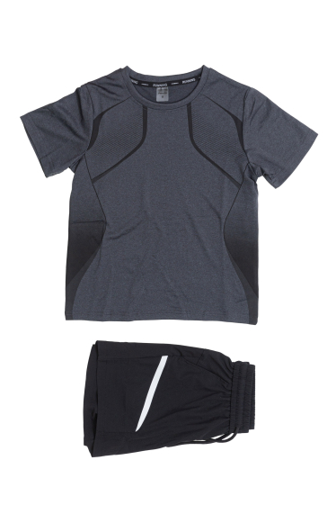 Wholesaler Boomkids - Sports shorts t-shirt set with pattern