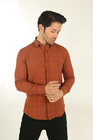 Grossiste KHARMA - chemise homme coupe ajustée pour homme col classic