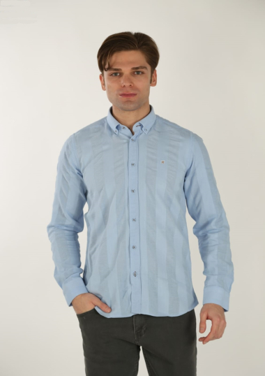 Grossiste BRANGO - chemise homme coupe ajustée pour homme col classic