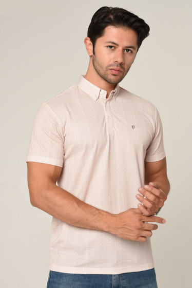 Wholesaler KHARMA - plain men's polo shirt slim fit cut
