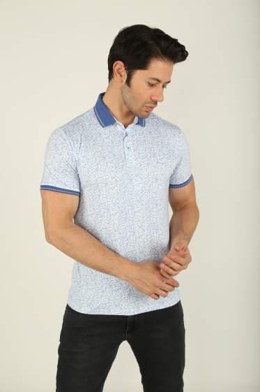 Wholesaler KHARMA - plain men's polo shirt slim fit cut