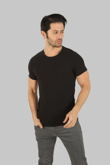 Wholesaler BRANGO - plain men's t-shirt slim fit cut