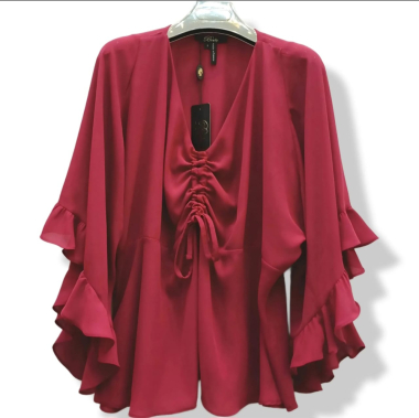 Wholesaler BRIEFLY - Flared blouse