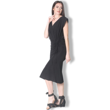 Wholesaler BRIEFLY - Knitted crepe dress