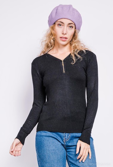 Großhändler Brillance - Half zip sweater