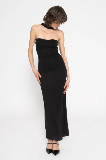 Wholesaler BSL - Long dress with crossed straps in the back - BSL