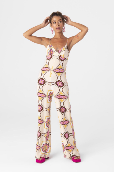 Wholesaler BSL - Fitted Maxi Jumpsuit - BSL