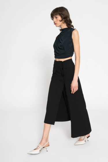 Wholesaler BSL - Asymmetrical hem midi skirt - BSL