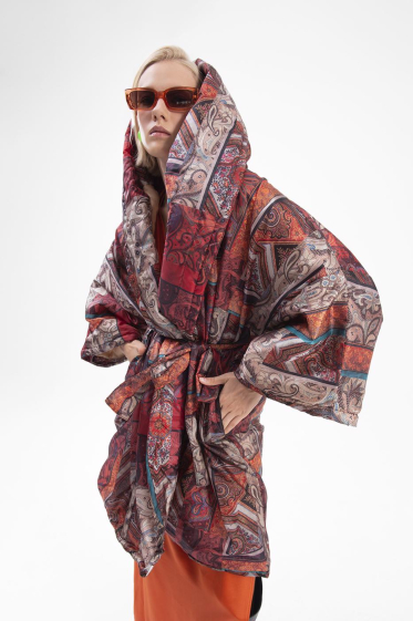 Wholesaler BSL - Patchwork hooded coat - BSL