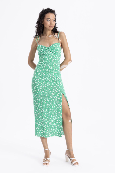 Wholesaler BSL - Printed Corset Dress - BSL
