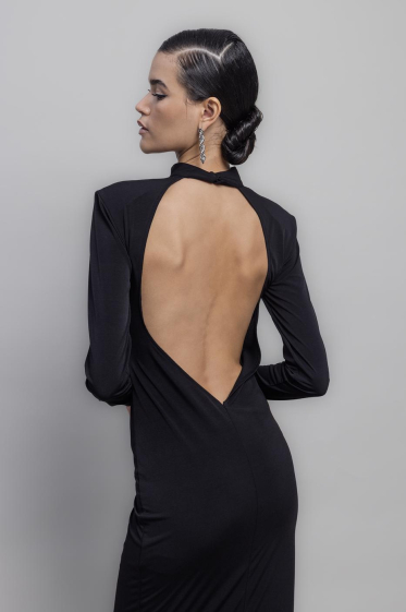 Großhändler BSL - Midi-Kleid mit Rückenausschnitt - BSL