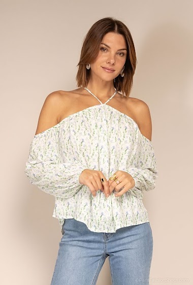 Wholesaler By Clara - Flower printed blouse
