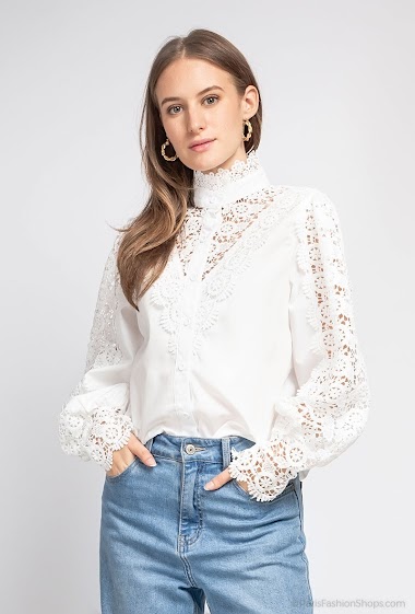 Großhändler By Clara - Lace blouse