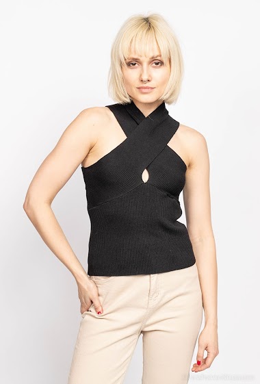 Wholesaler By Clara - Iridescent tank top KNITTED