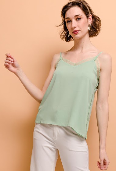 Wholesaler By Clara - WITH LACE tank top