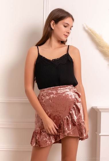 Wholesaler By Clara - Velvet skirt