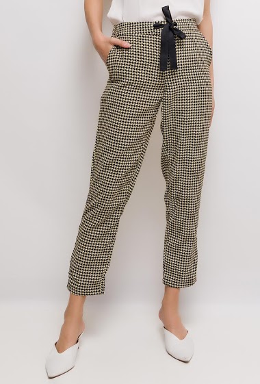 Wholesaler By Clara - Houndstooth pants