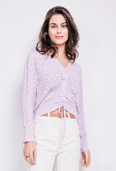 Wholesaler By Clara - Perforated sweater