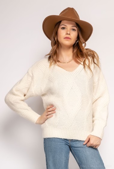 Wholesaler By Clara - Textured soft sweater