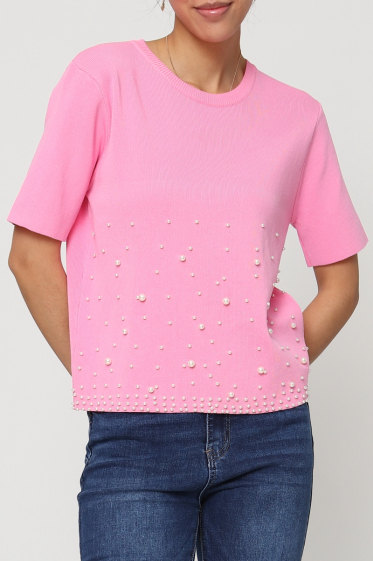 Wholesaler By Clara - Cropped knit T-shirt