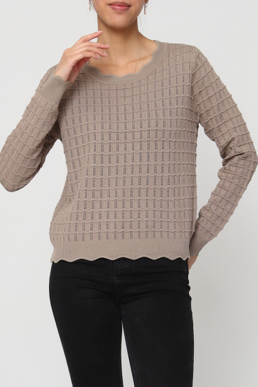 Großhändler By Clara - Cropped knit T-shirt