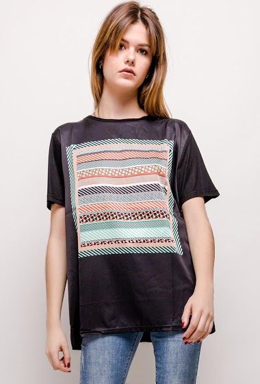 Wholesaler By Clara - T-shirts bi-materrial