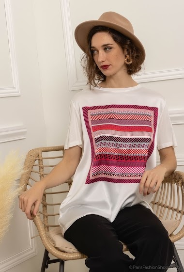 Wholesaler By Clara - T-shirts bi-materrial