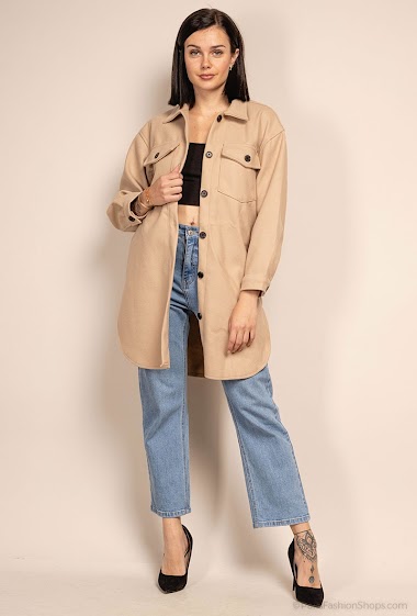 Wholesaler By Clara - Buttoned long jacket