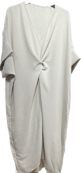 Wholesaler ALIDA MOD - Crinkled V-neck tunic