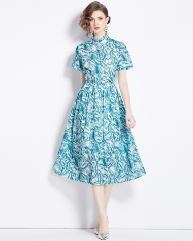 Großhändler BY GRAZIELLA - Blaues Apolline-Kleid