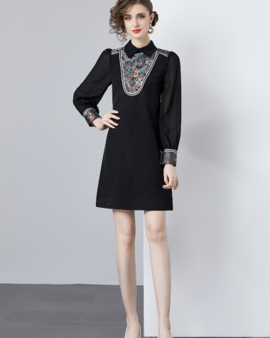Wholesaler BY GRAZIELLA - Black Isae dress