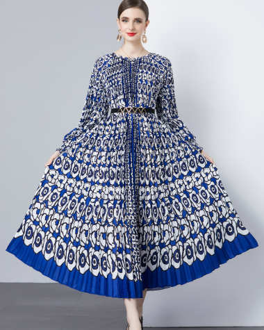 Großhändler BY GRAZIELLA - Blaues Laura-Kleid