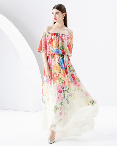 Wholesaler BY GRAZIELLA - Beige Maelys dress