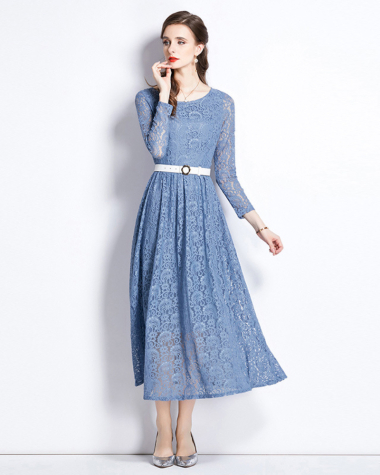 Großhändler BY GRAZIELLA - Blaues Sirine-Kleid