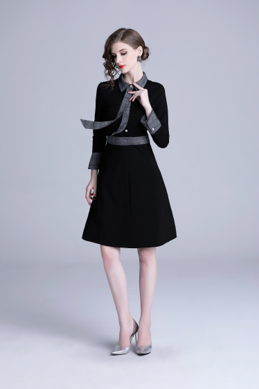 Wholesaler BY GRAZIELLA - Bohemian chic style black dresses