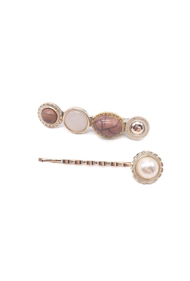 Wholesaler By Oceane - HAIRPINS DECORATED WITH PEARLS