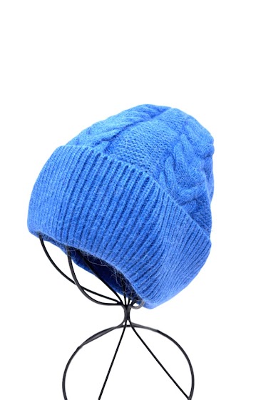 Wholesaler By Oceane - Beannie hat with removable pompon