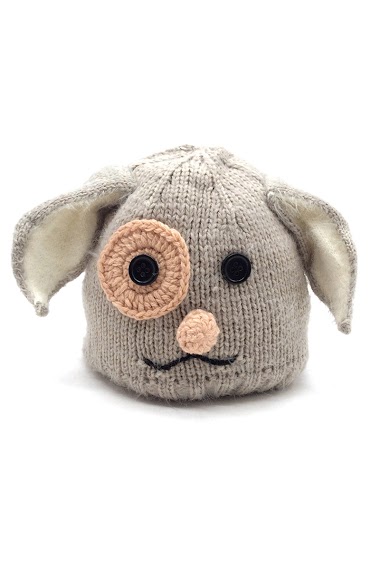 Wholesaler By Oceane - KID'S BEANIE WITH RABBIT FACE AND EARS