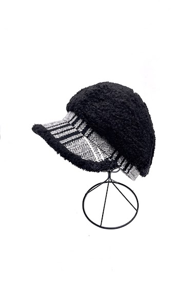 Großhändler By Oceane - Patterned wool newsboy cap