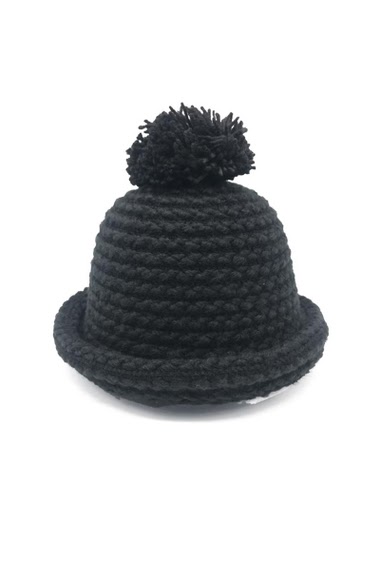 Wholesaler By Oceane - TAPE STRAW HAT WITH POMPON
