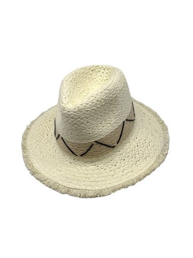 Wholesaler By Oceane - Decorated borsalino style hat