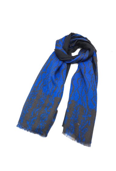 Wholesaler By Oceane - THIN SCARF WITH ZIGZAG PRINTS