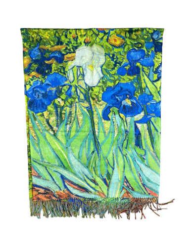 Wholesaler By Oceane - Printed scarf with fringes