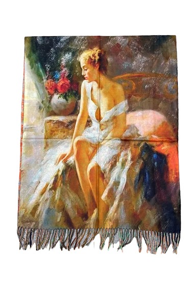 Großhändler By Oceane - Painting printed scarfs